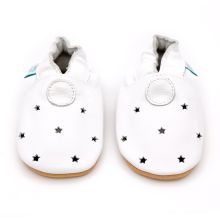 White Stars Soft Sole Shoes