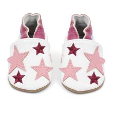 Pink Twinkle Stars Soft Sole Shoes