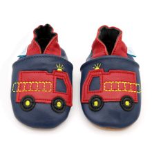 Red Fire Engine Soft Sole Shoes