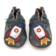 Blast Off Space Rocket Soft Sole Shoes