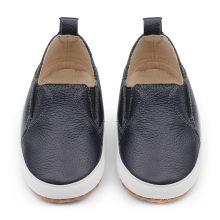 Navy Slip-On Rubber Soles