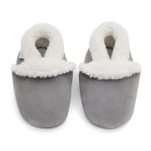 Grey Soft Sole Slippers