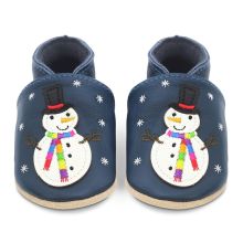 Jolly Snowman Soft Sole Shoes