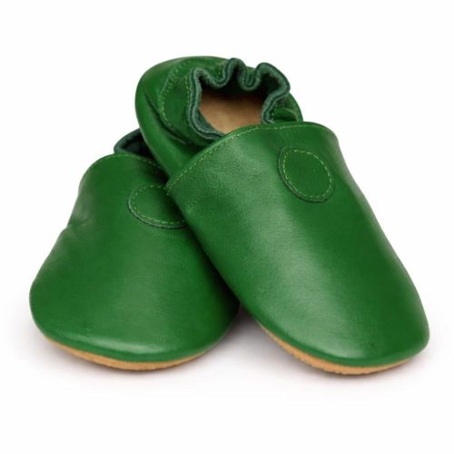 Plain Green Rubber Sole Shoes