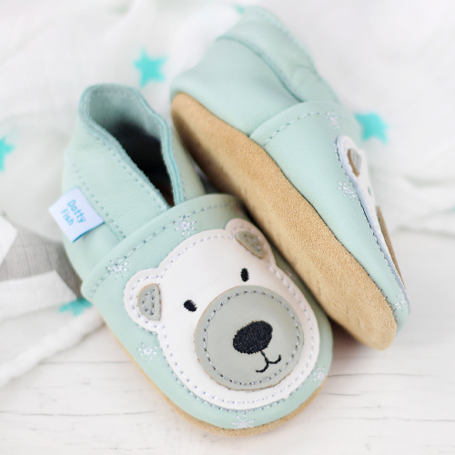 Pip the Polar Bear Soft Sole Shoes