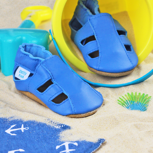 Blue Soft Sole Sandals
