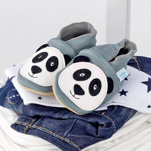 Pitter Patter Panda Soft Sole Shoes