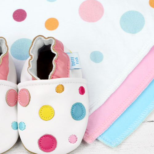 White Spotty Dotty Gift Set