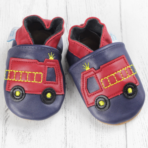 Red Fire Engine Soft Sole Shoes