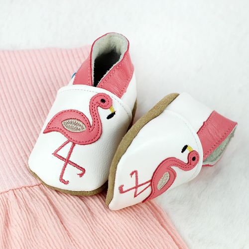 Pink Flamingo Soft Sole Shoes